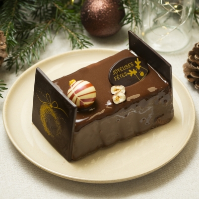 La bûche choco-noisette 6-7 personnes 