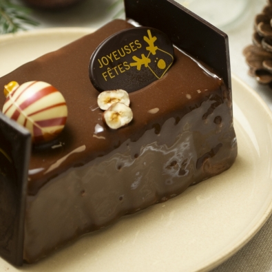 La bûche choco-noisette  8-10 personnes 